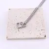 Estilo Punk Retro Europeo y Americano Gótico Collar Lazo Cubano con Forma de Corazón Collar Personalizado Simple de Corazón de Melocotón para Parejas Hombres y Mujeres