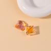 Estrella Brillante Río Viento Rizo Brillo Parche Cuadrado Resina Aretes Aretes Accesorios para el Cabello Mujeres Accesorios DIY Venta al por Mayor