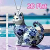 Suporte de Mesa para Escritório Temático de Gato Transfronteiriço Plano Novo Produto Decoração Acrílico Decoração de Entrada de Casa Ornamento de Exibição 2D