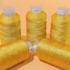 Rollo Grande de Cuerda de Hilo Dorado y Plateado 3 Hilos 6 Hilos 9 Hilos 12 Hilos Rollo Grande Cuerda Trenzada de Hilo de Torre Bobina Hecha a Mano para Manualidades Alambre para Enrollar