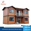 Casa Pré-fabricada Móvel Dalian, Vila Móvel de Aço Leve Cor Café, Design Arquitetônico, Montagem Rápida, Escultura em Metal