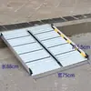 Rampa para Silla de Ruedas, Rampa Plegable para Puerta y Escaleras, Pasaje Sin Barreras para Personas Discapacitadas y Adultos Mayores para Subir y Bajar Escalones, Descarga de Mercancías