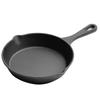 Set de Tres Piezas de Fondo Plano de Hierro Fundido Sartén Gruesa para Freír Mini Panqueques Tortilla Bistec de Hierro Fundido Antiadherente Sin Recubrimiento Estufa de Inducción