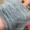 Pedras Calcedônia Coloridas 3mm Corte Suave Contas Pedra Natural Superfície de Corte Contas Redondas Pequenas Acessórios para Joias DIY Feitos à Mão Material