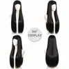 Exclusivo de Tiktok para Amazon: Peluca popular de diadema para mujer, sin costuras, negro natural, estilo largo y liso