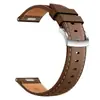 Adecuado para Huawei Watch5 Samsung Garmin Correa de Reloj Cuero Genuino Tipo Pulsador Liberación Rápida Correa de Cuero 22mm Patrón Granulado
