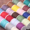 Cordão de colar de fio de algodão trançado à mão estilo Xizang, cordão para pingente não elástico, atacado, fio colorido, material de corda para artesanato