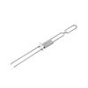 Fabricante Acero Inoxidable Semiautomático Doble Cabezal Tenedor para Barbacoa Barbacoa Tenedor Herramientas para Barbacoa al Aire Libre Brochetas Portátiles para Barbacoa