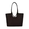 Bolso tote tejido vintage para mujer, modelo nuevo 2026, bolso grande de alta gama para el día a día, de mano, para el hombro y para llevar debajo del brazo