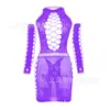 Lencería Erótica de Comercio Exterior Europeo y Americano con Tirantes, Vestido de Malla Ajustado Estilo Princesa con Diseño Hueco, Ropa de Malla Transfronteriza Europea y Americana W452