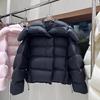 Chamarra acolchada Yuyan Nuevo Estándar Nacional 90 de plumón de pato blanco para Otoño e Invierno, Chamarra acolchada con capucha gruesa holgada para mujer