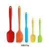 Espátula de Silicona Juego de 6 Piezas Cocina Repostería Crema Mantequilla Espátula Resistente a Altas Temperaturas Herramienta de Horneado Antiadherente Fácil de Limpiar