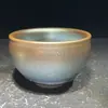 Taça de Chá de Cerâmica Transformada em Forno Jianyang com Fundo Azul Céu Estrelado e Pequena Gota de Óleo - Taça de Chá de Cerâmica Transformada em Forno Jianyang