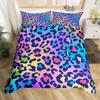 Juego de funda nórdica con estampado de leopardo transfronterizo popular Amazon AliExpress venta caliente adecuado para niños y niñas