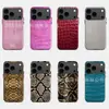 Capa de Celular Popular Texturizada em Couro para Comércio Exterior 17 Pro Novo Modelo Camada Dupla Anti-Queda Capa com Película Dois em Um para Apple 16 em Estoque para Envio Imediato