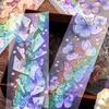 Pegatinas de purpurina de mariposa bronceado retro estilo ins tarjeta goo cuenta de mano diy pegatinas decorativas figura de mariposa material para hacer a mano