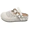 Mules Tejidos de Suela Gruesa Estilo Birkenstock para Mujer, Nuevas Sandalias Mary Jane de Moda de Gama Alta Verano 2026