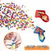 Pistola inflable automática de fuegos artificiales con flores, cinta, globo, juguete para el Día del Niño, saludo, boda, cumpleaños, ambiente, accesorios para fotos