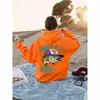 Sudadera con capucha de comercio exterior transfronterizo para mujer, Artículo popular en la lista de deseos de Amazon, Top casual divertido con estampado de peces, Mayoreo