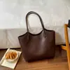 Bolsa Simples de Ombro para o Dia a Dia Nova 2026 Bolsa de Mão Casual Retrô Bolsa Tote Grande Capacidade Feminina para Compras