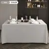 Toalha de Mesa para Conferência, Cor Sólida, Capa de Mesa Retangular Espessa, Toalha de Mesa para Banquete de Hotel, Atacado, à Prova de Óleo, Impermeável