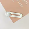 Pasador Ovalado de Metal Pintado de 6 cm con Pasadores Redondos en Ambos Extremos, Pin de Flequillo Lateral en Forma de U de Color Caramelo, Accesorios para el Cabello DIY, Tocado