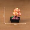 Série Criativa de Plantas Suculentas Artificiais em Vasos, Acessórios para Decoração DIY de Casa de Bonecas, Pequenos Enfeites para Micro-Paisagismo