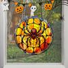 Espejo cruzado Corona de libélula Decoración de Halloween Acrílico colorido Creativo Redondo Colgante de pared para el hogar Decoración de pared