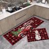 Tapete de Piso de Terciopelo Cristal Combinación de Entrada Tapete para Puerta Cocina Baño Puerta Antideslizante Resistente a la Suciedad Engrosado Tapete para Pies Tapete de Piso de Cocina