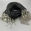 Suministro de puesto cuerda para collar al por mayor 2.0 Cuerda de cera coreana cuerda para colgante 1.5 mm cuerda de cera punto negro lote accesorios para el cabello