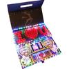 Regalo 520 para el Día de San Valentín, Collar de Cumpleaños, Pulsera, Set de Perfume, Caja de Regalo con Flores de Jabón, Ramo de Rosas, Flores Preservadas