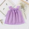 Vestido de Chifón con Lazo de Color Caramelo para Niñas Verano 2025 Amazon Vestido de Princesa sin Mangas para Niños Una Pieza