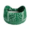 Faixa de Cabelo Colorida Retrô Europeia e Americana Castanha Padrão Paisley Edição Larga Headband Esportes Yoga Headwear Elástico Mulheres