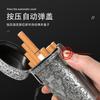 Caja de Cigarrillos Retro con Tapa Automática de Apertura, Caja de Cigarrillos Impermeable y a Prueba de Presión, Cordón Portátil Elegante Peaky Blinders, Caja de Cigarrillos para 20 Paquetes