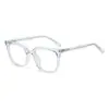 Monturas de Gafas Cuadradas Retro, Modernas y Sencillas, Casuales y Versátiles, Unisex, Sin Graduación, Gafas Anti Luz Azul