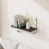 Prateleira de Parede sem Furos Quarto Prateleira em L de Parede Sala de Estar Estante de Parede Artefatos de Armazenamento Prateleira de Armazenamento Suspensa