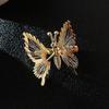 Borboleta móvel Hairpin verão mulheres primavera mariposa acessórios de cabelo hairpin lateral top clip bangs cocar clip