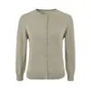 Elegante cárdigan de punto azul marino de manga larga para mujer, adecuado para primavera y otoño, top versátil y único, chaqueta suéter