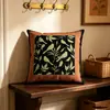 Cojín decorativo estilo vintage, cojín de sofá retro americano, funda de cojín nueva desmontable y lavable, cojín para respaldo de mirador de dormitorio al por mayor