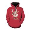 2021 Nuevo de Moda Dibujos Animados Navidad Moda Impresión Digital 3D Sudadera con Capucha Casual para Hombres y Mujeres