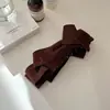 Pinza Banana para Coleta Alta Estilo Coreano, Otoño e Invierno, Gama Alta, Moderno, Versátil Pinza Vertical para la Parte Posterior de la Cabeza, Accesorio para el Cabello
