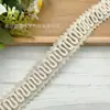 Múltiples Estilos de Cuerda de Cáñamo Blanca Trenzada con Cintas, Rollos de Tela de Cáñamo para Decoración Navideña DIY Creativa, y Adorno de Encaje para Ropa, Zapatos y Sombreros