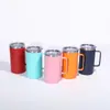 Caneca com Alça 24oz Aço Inoxidável 304 Copo com Isolamento a Vácuo Copo de Café para Escritório Copo de Água Copo Portátil para Presente