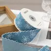 Jeans Renda Fita Laço Estampa Borda de Gancho Acessórios de Fita Jeans Acessórios Embalagem para Presente Amarração