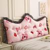 Almohada corona al por mayor cojín de cabecera respaldo grande poner almohada de cama sofá cabecera bolsa suave almohada de cintura para cabecera