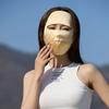 Mascarilla facial completa de seda para protección solar, protección UV, protección solar, seda de morera, Face Kini femenino para exteriores, cubierta facial para protección solar