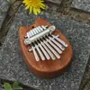 Atacado Pronto 8 Tons Piano de Polegar Mini Kalimba Piano de Dedo Kalimba de Cristal Piano de Polegar Pequeno Instrumento Musical