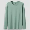 Camiseta de Manga Larga Otoño al por Mayor para Hombre Top Holgado talla extra Suéter de Moda para Hombre Primavera y Otoño Camisa Base Ropa de Otoño para Hombre