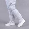 Zapatos Libres de Polvo Antiestáticos Botas Altas Caña Larga Cuero Malla Abierta Lona Transpirables Limpios Taller Libre de Polvo Zapatos de Trabajo para Hombre y Mujer
