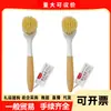 Cepillo para Ollas de Sisal Uyiku Cocina Hogar Multifuncional Mango Largo de Madera Cepillo de Limpieza Cepillo para Ollas Cepillo para Platos